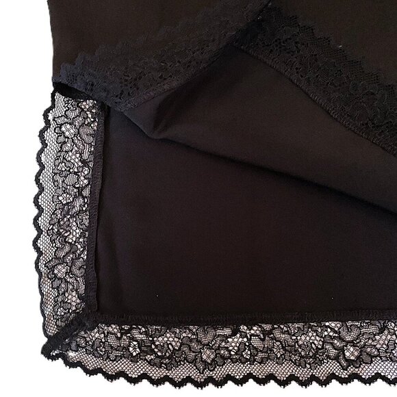 ERES silk blouse top with eyelet lace details, black - Picture 6 of 10